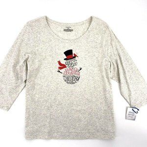 Sleep Sense Winter Wonderland Snowman Pajama Top